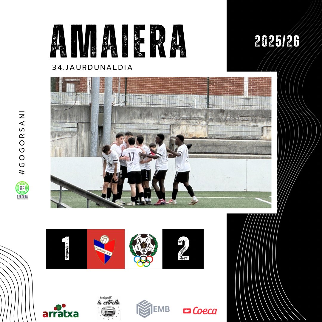 CDSANI's tweet photo. Final en Fanderia, victoria que nos ha hecho soñar hasta el último segundo con un histórico playoff 

#gogorsani #touringsani https://t.co/2tUgSn7H6J