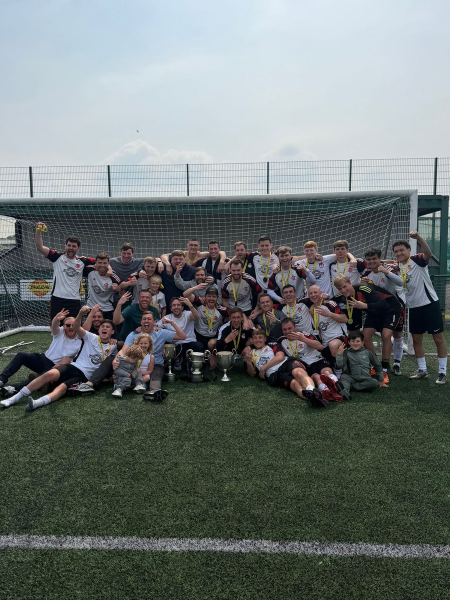 LCPL2012's tweet photo. Roy Wade Championship Cup Final 🏆 

Congratulations 👏🎉🎈🍵🍶🎇💐🥳 to South Liverpool who beat Formby FC 3-1 to record a historic treble of League LCFA Cup and now the Roy Wade Championship Cup 

Tremendous feat https://t.co/1XWLFOQOKG
