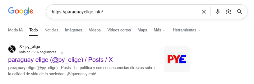 ÚLTIMO REPORTE  🚨

Despidanse de PY Elige, En La Tecla, Sucia Política y Despierta Paraguay.
Eliminaron su Facebook, Instagram, X, páginas web.

Se nos van gente, se nos vaaaaaan 😢
#LaRedDesinformante se está desmantelando.
