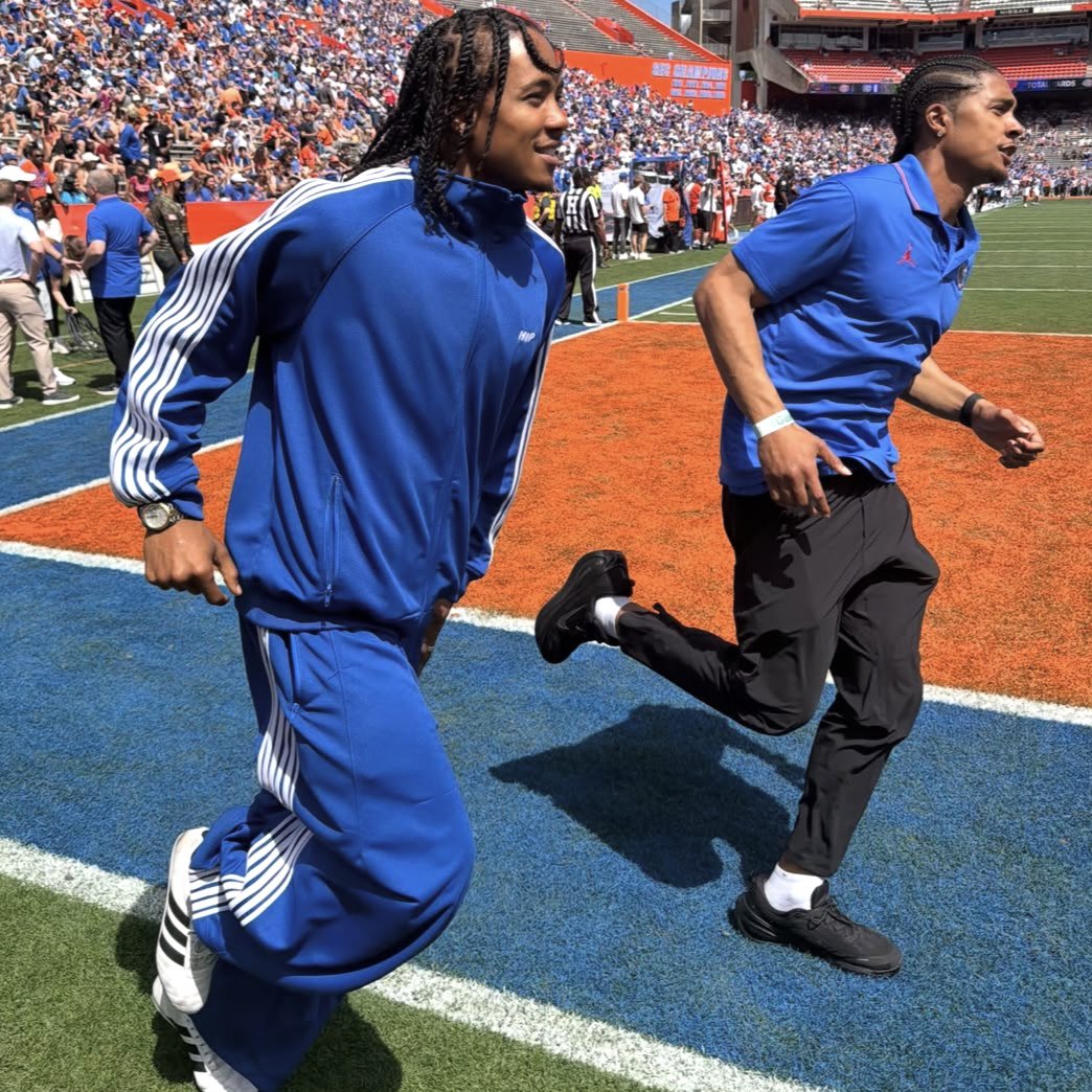 AllKindsWeather's tweet photo. Marco Wilson recently came back to Gainesville for his brother’s graduation.

“Still bleeding orange and blue 🐊,” he wrote on Instagram.

#GatorNation, do we forgive him or no? 🤔 https://t.co/cG3WKE809w