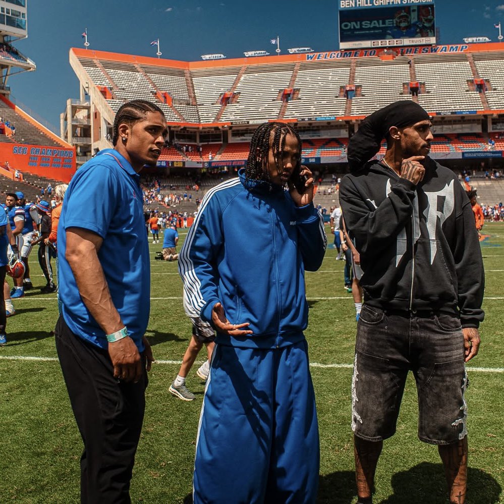 AllKindsWeather's tweet photo. Marco Wilson recently came back to Gainesville for his brother’s graduation.

“Still bleeding orange and blue 🐊,” he wrote on Instagram.

#GatorNation, do we forgive him or no? 🤔 https://t.co/cG3WKE809w