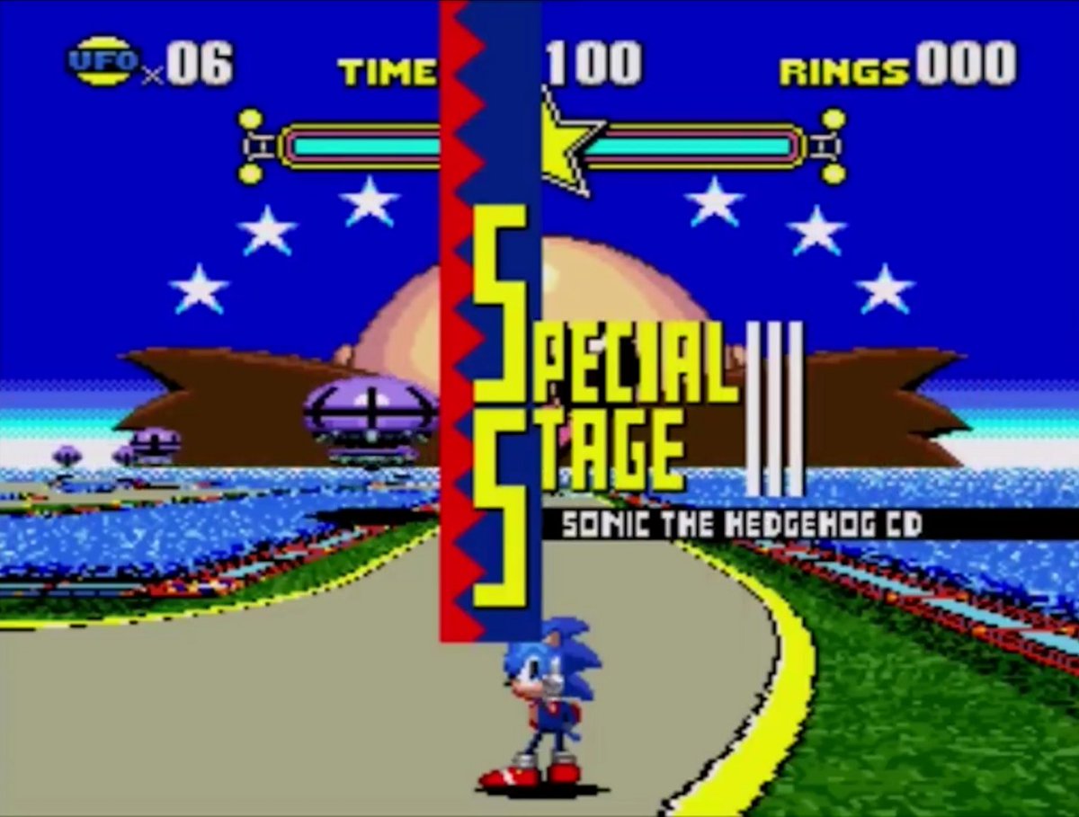 In Sonic CD's sound test, if you enter the code 07/07/07 then you'll be ...