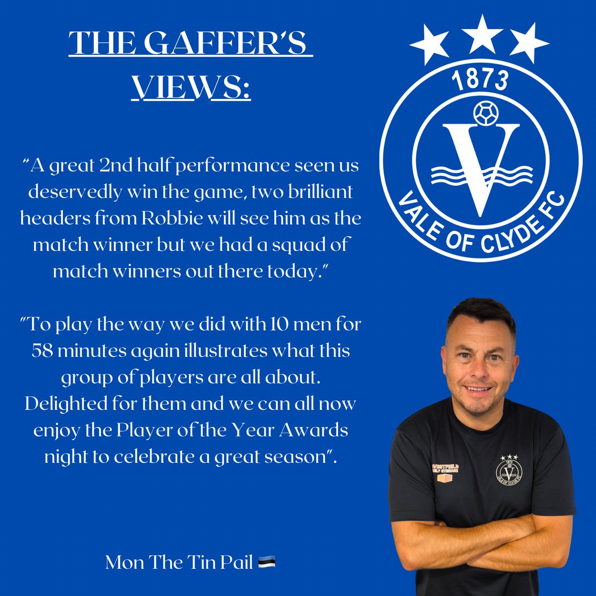 Vale of Clyde FC tweet media