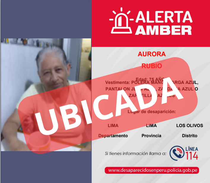 Alerta Amber PNP tweet media