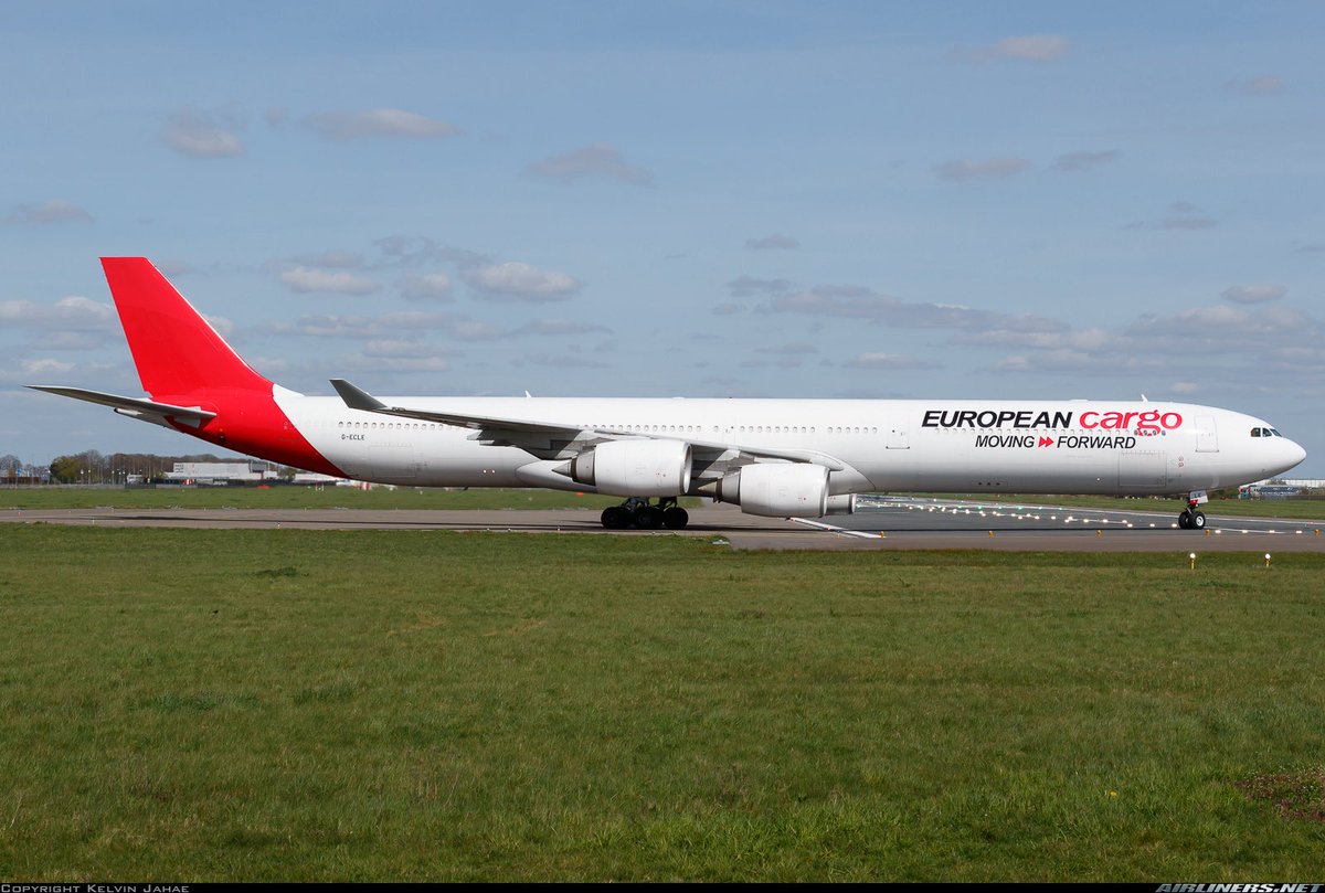 n194at's tweet photo. European Cargo
Airbus A340-642 G-ECLE
MST/EHBK Maastricht Aachen Airport
April 6, 2026
Photo credit Kelvin Jahae
#AvGeek #Aviation #Airline #AvGeeks #Airbus #A340 #MST #Maastricht #EuropeanCargo 🇬🇧 https://t.co/GCyoEbraTS