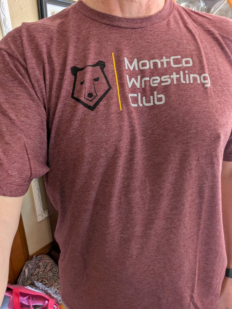 Irunwithdogs's tweet photo. Great things coming from the Keystone state, @josephmjamison, and @MontCoWC --- not to mention a sweet T design #wrestlingshirtadayinmay https://t.co/XfwmejdcVO