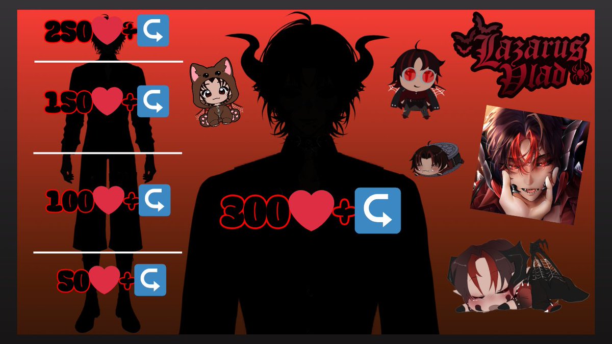 𝔏𝔞𝔷𝔞𝔯𝔲𝔰 𝔙𝔩𝔞𝔡🦇🕷️ | Debut 2.0 June 4th tweet media