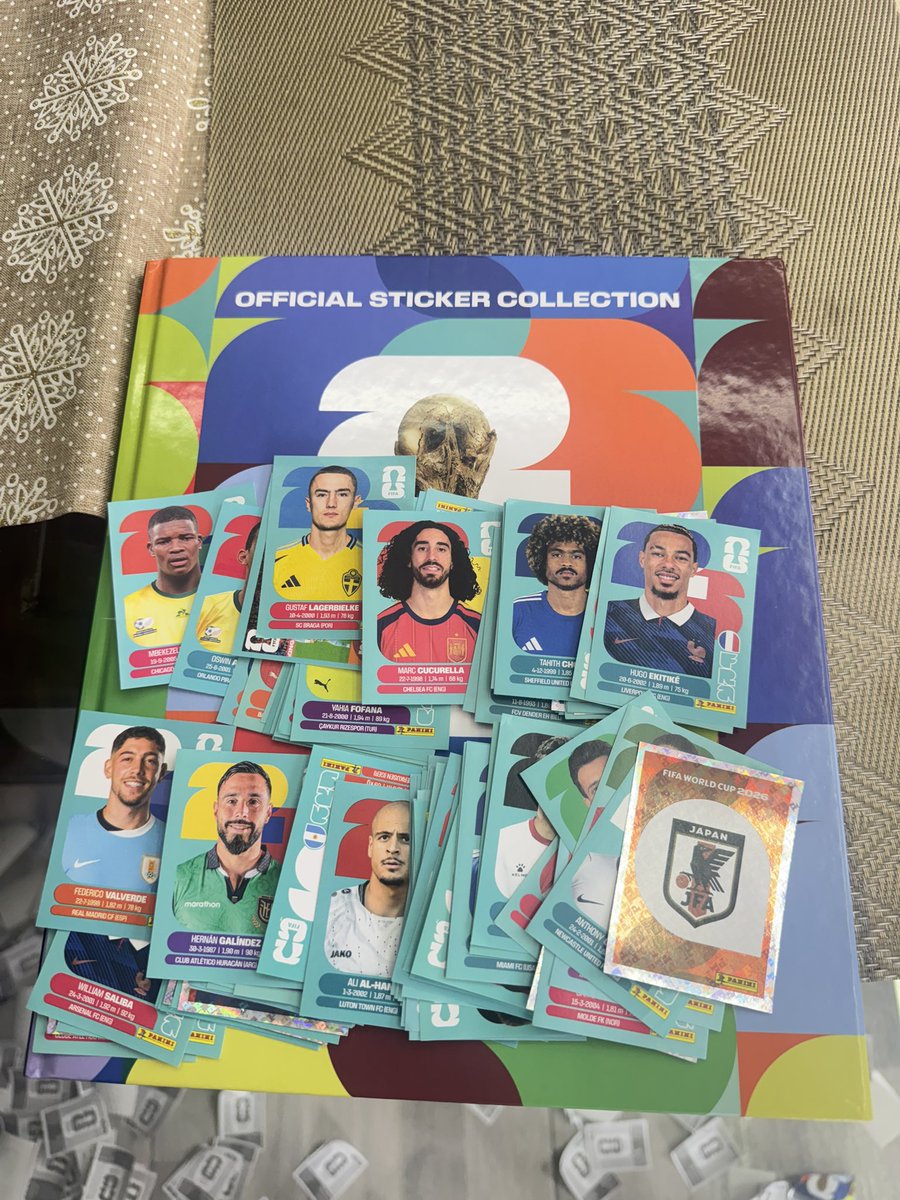 Tengo todos esos cromos repetidos 😅
Confirmen para cambiar…