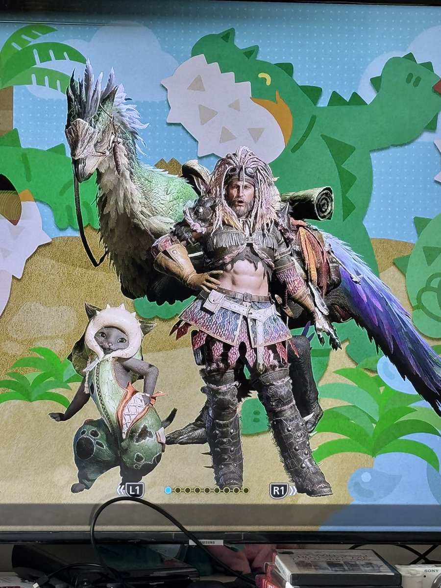 Chuck7810's tweet photo. Finally playing some Monster Hunter Wilds today after months…

#MonsterHunterWilds #playstation5 #PS5 https://t.co/q6TKY1wwlT