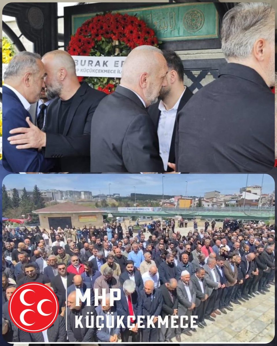 KCEKMECE_MHP's tweet photo. İlçe Teşkilat Başkanımız ve İlçe Yöneticilerimiz, Ak Parti Küçükçekmece İlçe Başkanı Sn. Emin Kaan KAYA'nın Annesi Fatma KAYA'nın cenaze törenine katılmışlardır.

Kendisine Allah'tan rahmet, ailesine ve sevenlerine sabırlar dileriz.

@_MHPistanbul_
#MHPKüçükçekmece https://t.co/KakUFu1WCX