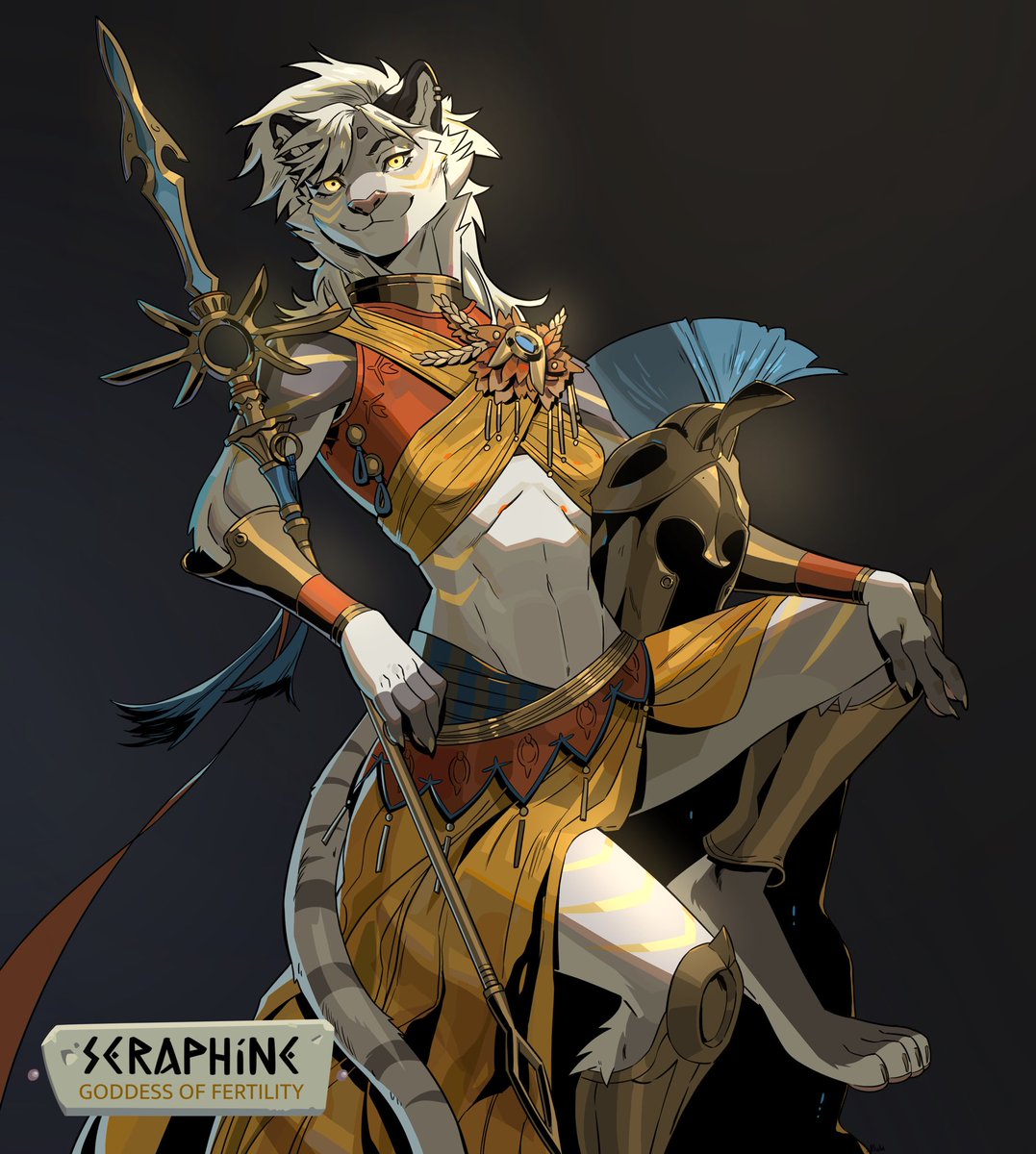 The Goddess of Fertility, Seraphine! A Hades 2 commission for <a href="/Salamansky1/">Nerius 🔞</a>!

#furry #furryart #hades2