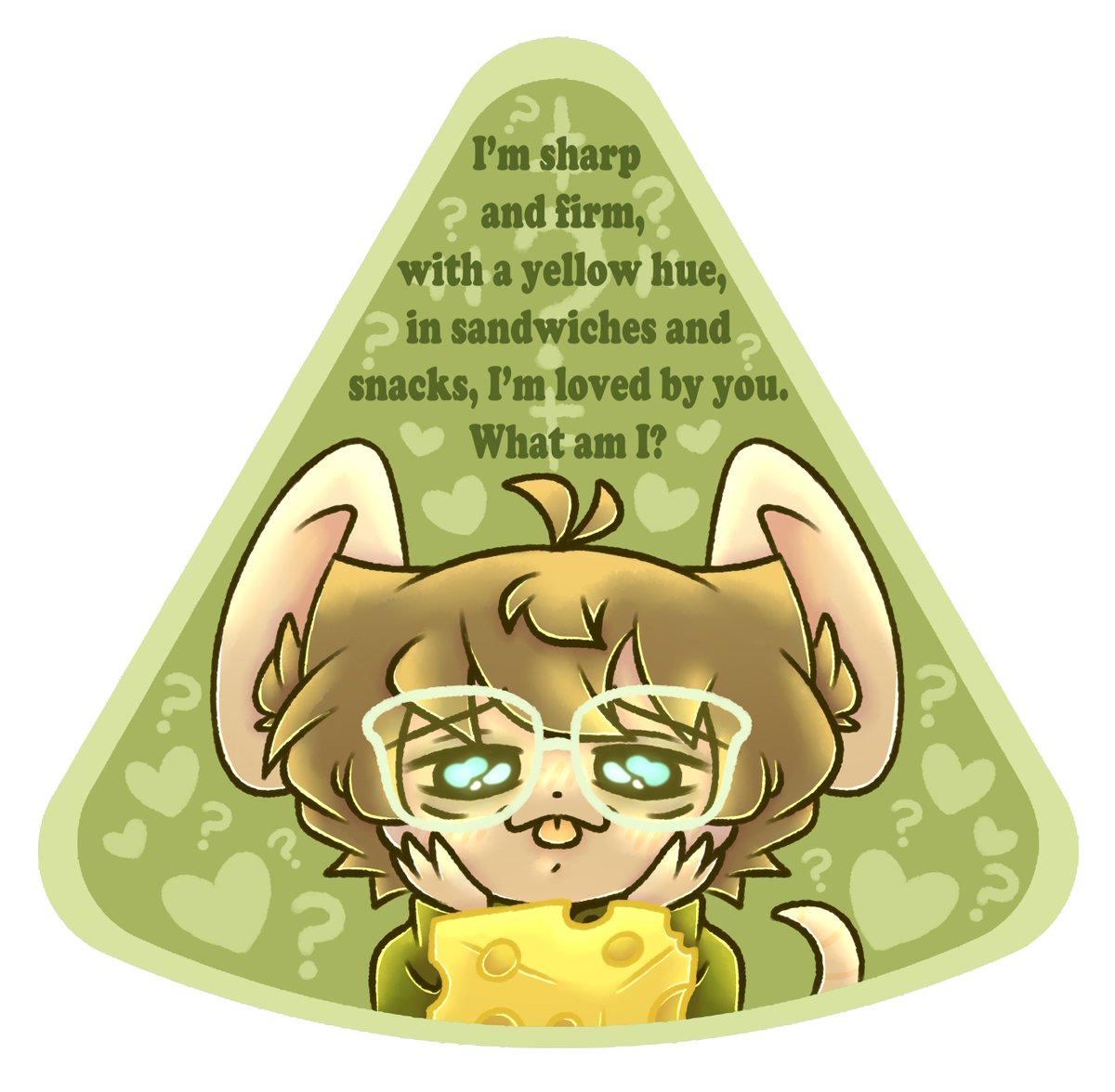 RainbowRat3's tweet photo. Finished these rat Riddler themed squishy cheese charms for my Acggoods shop! 💚🐀🧀
#TheRiddler #EdwardNashton https://t.co/gPJ5dQf6dj