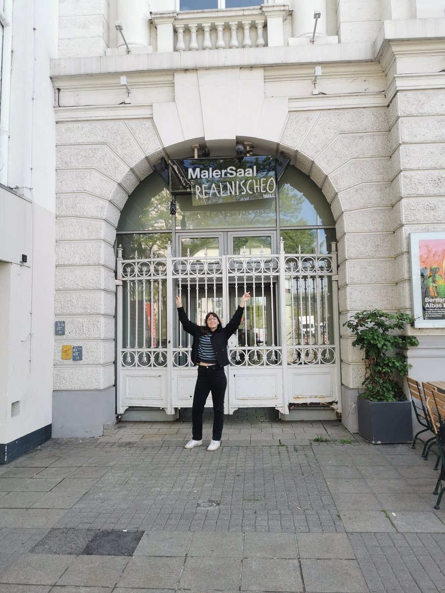 anomicbond's tweet photo. Exactly one year ago today, we played our first show at MalerSaal in Hamburg. Weʼre so grateful to @EvRedecker, everyone at the Schauspielhaus and all our friends for making this happen and for travelling all across Germany to see us! https://t.co/C3dEzkKt1T