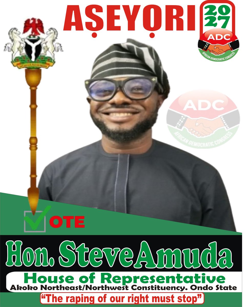 WilsonFalana's tweet photo. Hon. Steve Amuda stands out as the most capable. Akoko needs competence, not imposition. We’re ready for true leadership. https://t.co/nyrj3h0uFx