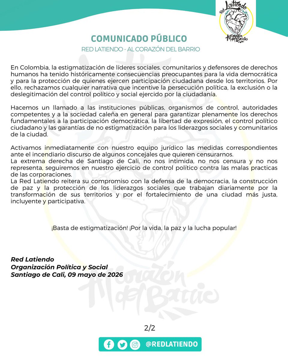 Red Latiendo tweet media