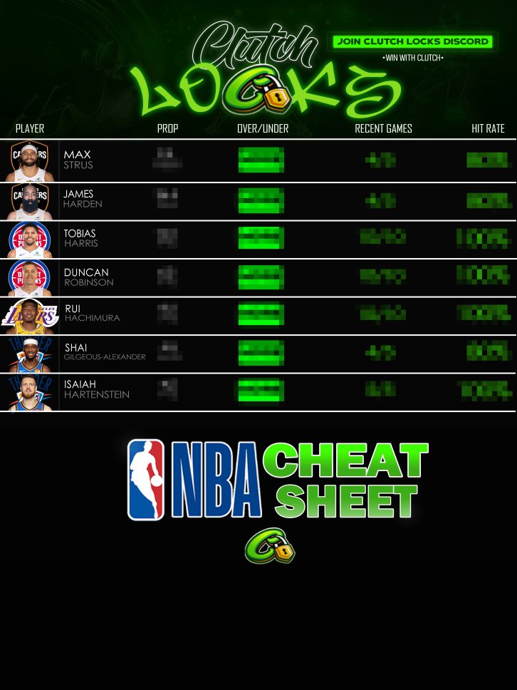 CLUTCHLOCKS tweet media