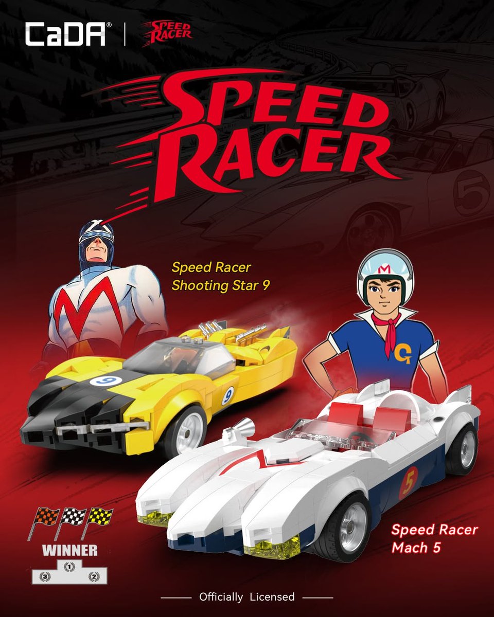 ALL-NEW ”SPEED RACER” building sets of the Mach 5 and Shooting