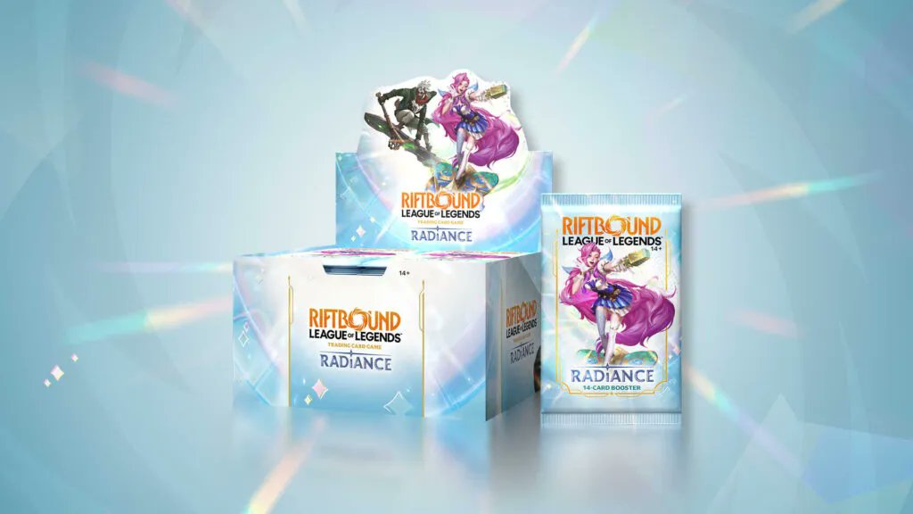 Banana Games - Riftbound League Of Legends TCG Radiance Booster Box -  $159.95 https://t.co/7ev6RRAAbd Booster Box Case - $999.95  https://t.co/IofdYWJWA8 5% off code: CELADON #ad