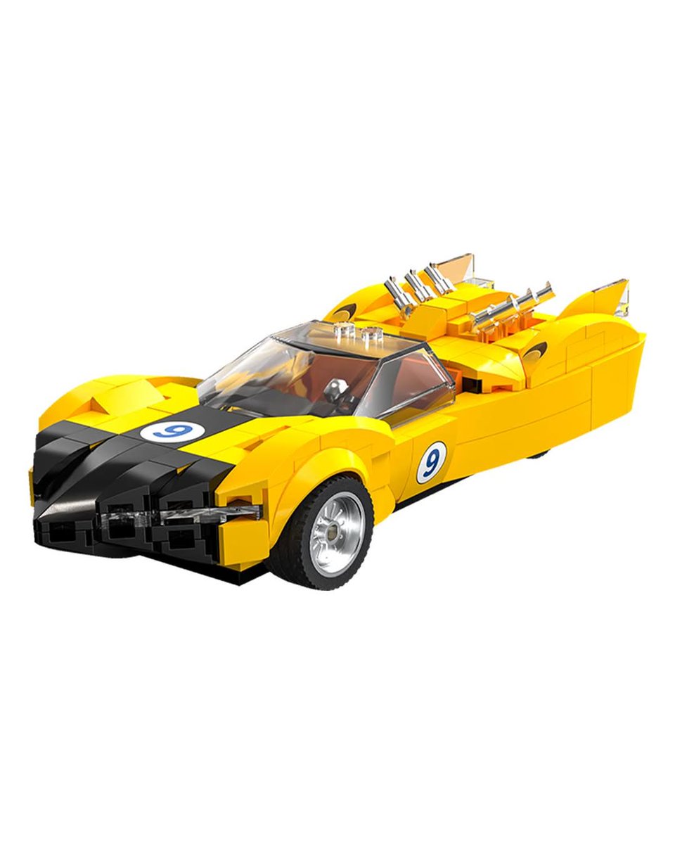 【4枚セット】FAST CARS 7インチレコード ALL-NEW ”SPEED RACER” building sets of the Mach 5 and Shooting