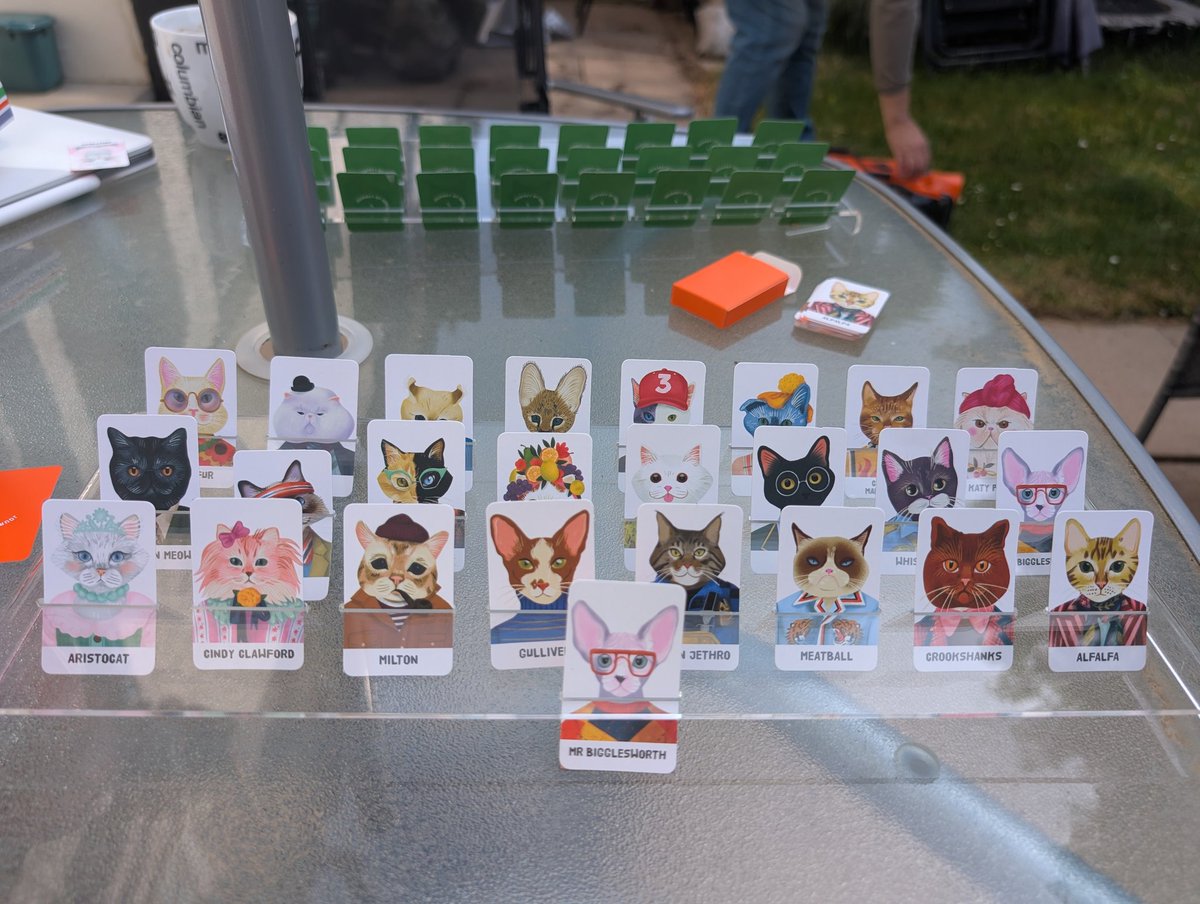 Natalie_MLW's tweet photo. Today's #3Positives

1. Sat outside for a while this morning ☀️

2. Played a cat version of Guess Who 😸

3. Tasty lunch 😋 https://t.co/QTy1jjtdgp