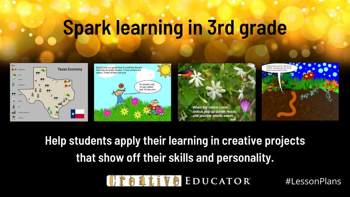 CreativeEduc8r's tweet photo. Inspire your 3rd graders with these creative lesson plans #standards #digitalwriting #digitalagelearning #creativity #deeplearning

https://t.co/Ysvzx2LdFh https://t.co/hyaaMcvtPj