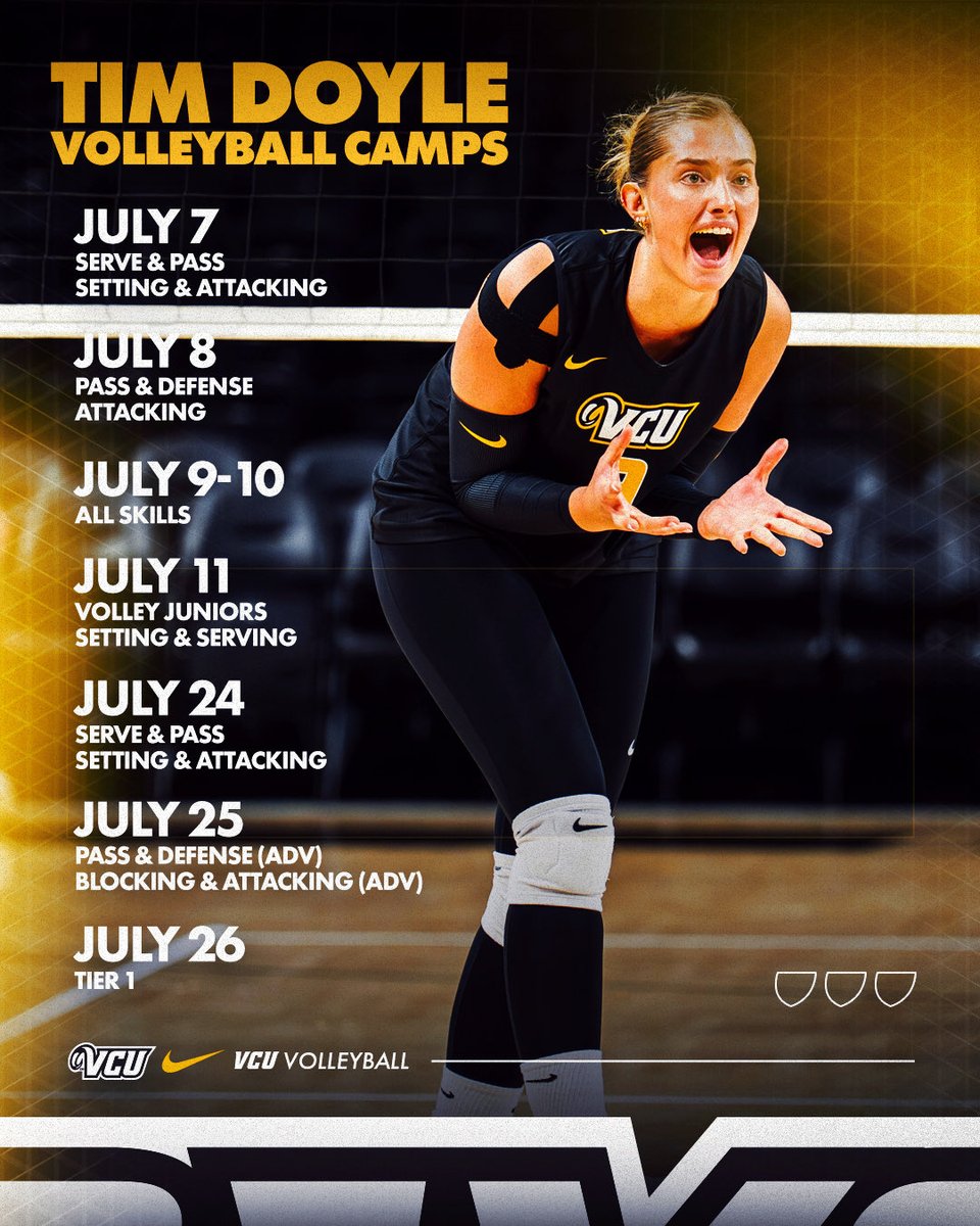 VCUvolleyball's tweet photo. Camp season is calling🤘sign up today! Link in Bio.

Camp counselor: Juli Portillo

https://t.co/ewINxY8lOM https://t.co/cbYm5INFWQ