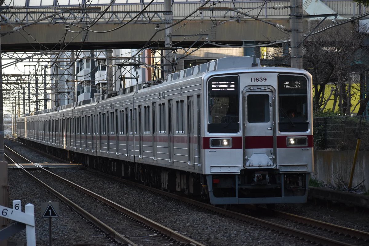 東武10030系11639F+11443F (森林公園検修区)〈再〉 ＃東武10030系