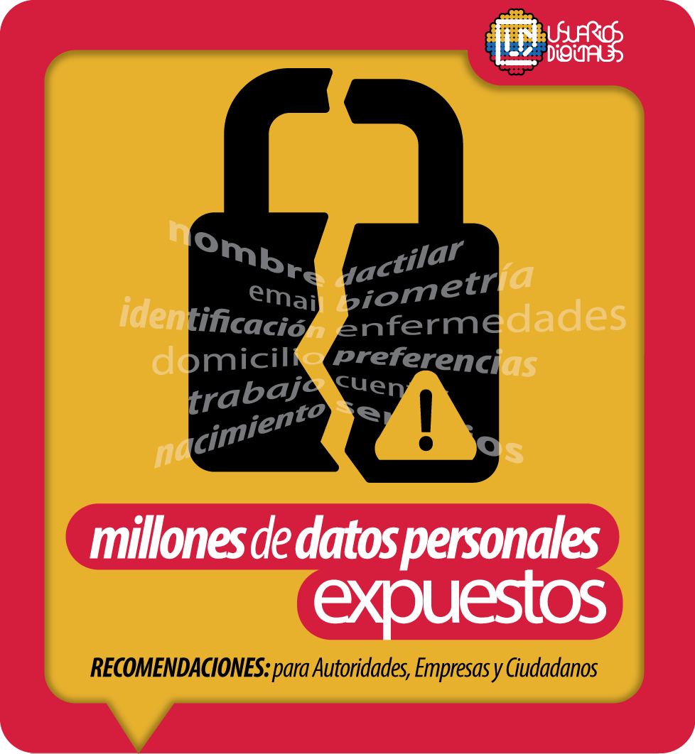 usuariosdigital's tweet photo. 🚨𝗠𝗜𝗟𝗟𝗢𝗡𝗘𝗦 𝗗𝗘 𝗗𝗔𝗧𝗢𝗦 𝗘𝗫𝗣𝗨𝗘𝗦𝗧𝗢𝗦🇪🇨
¿Qué podemos hacer?

⚠️𝗥𝗘𝗖𝗢𝗠𝗘𝗡𝗗𝗔𝗖𝗜𝗢𝗡𝗘𝗦 para Autoridades, Empresas y Ciudadanos

Sugiere más recomendaciones y comparte este post para que todos esté informados👇 https://t.co/vzzO1ScEHr