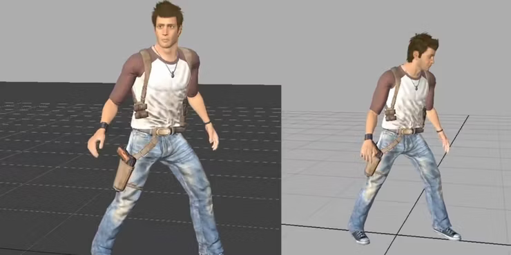 realradec's tweet photo. Johnny Knoxville being the original reference point for Nathan Drake is one of my favorite pieces of video game trivia https://t.co/ckuFvWDRgQ