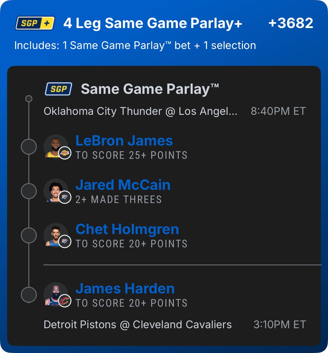 Project Parlay 🎯 tweet media