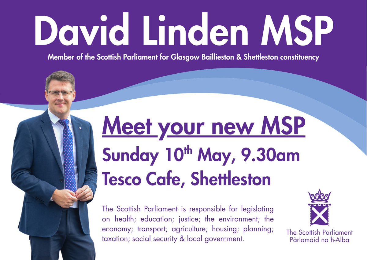 David Linden MSP tweet media