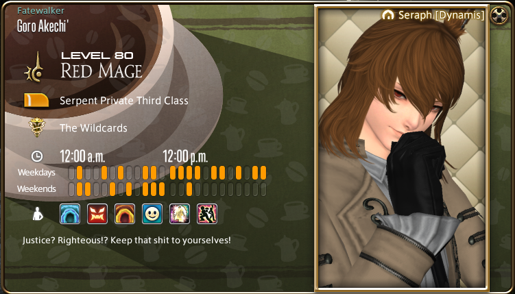 DaystKaydrah's tweet photo. @CrystAAHHL Here is mine! Also a Ren Amamiya to tag along too. On another server I have a Narukami and Yosuke! (the time on his namecard says "joker" in binary) https://t.co/mP9kur4d6i