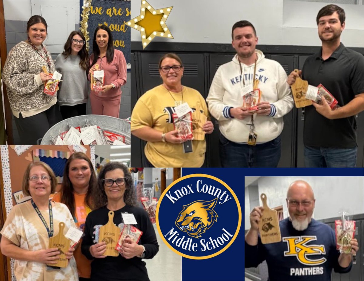 ahledington's tweet photo. Celebrating leaders throughout our school at KCMS during Teacher Appreciation Week! @passport2lead @KEDC1 @KEDCGrants https://t.co/MHJhHpdwm8