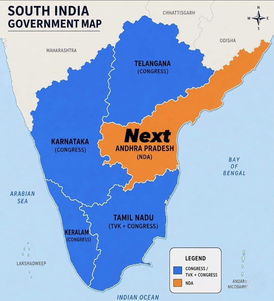 2029 Andhra Pradesh - INC 🔥🔥