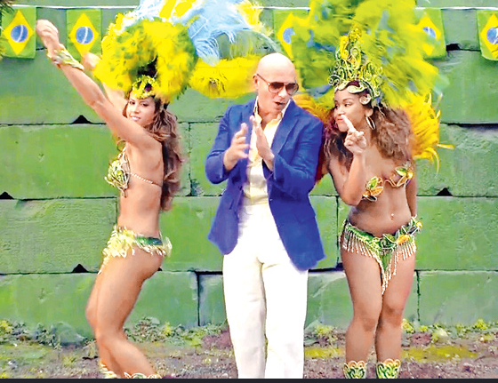 el mejor tema de la historia de los mundiales es we are one de pitbull y el que diga lo contrario es un gagá