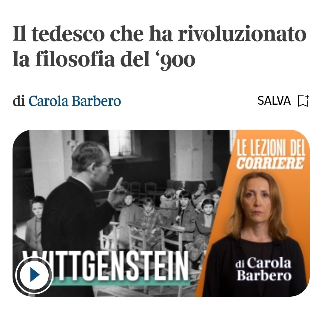donambro's tweet photo. Eccomi umilmente a correggere l'home page del @Corriere. Wittgenstein era austriaco, non tedesco, crebbe nell'impero austro-ungarico. #sapevatelo 

@elencurtis67 occhio per i prossimi quiz! https://t.co/tQXKMUtHp8