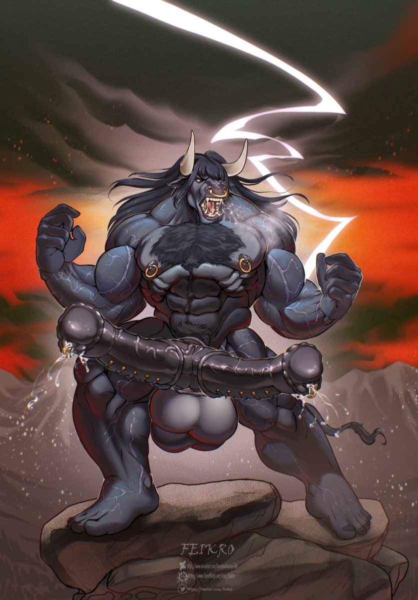 Taggwa - Primitive Minotaur Adventurer tweet media