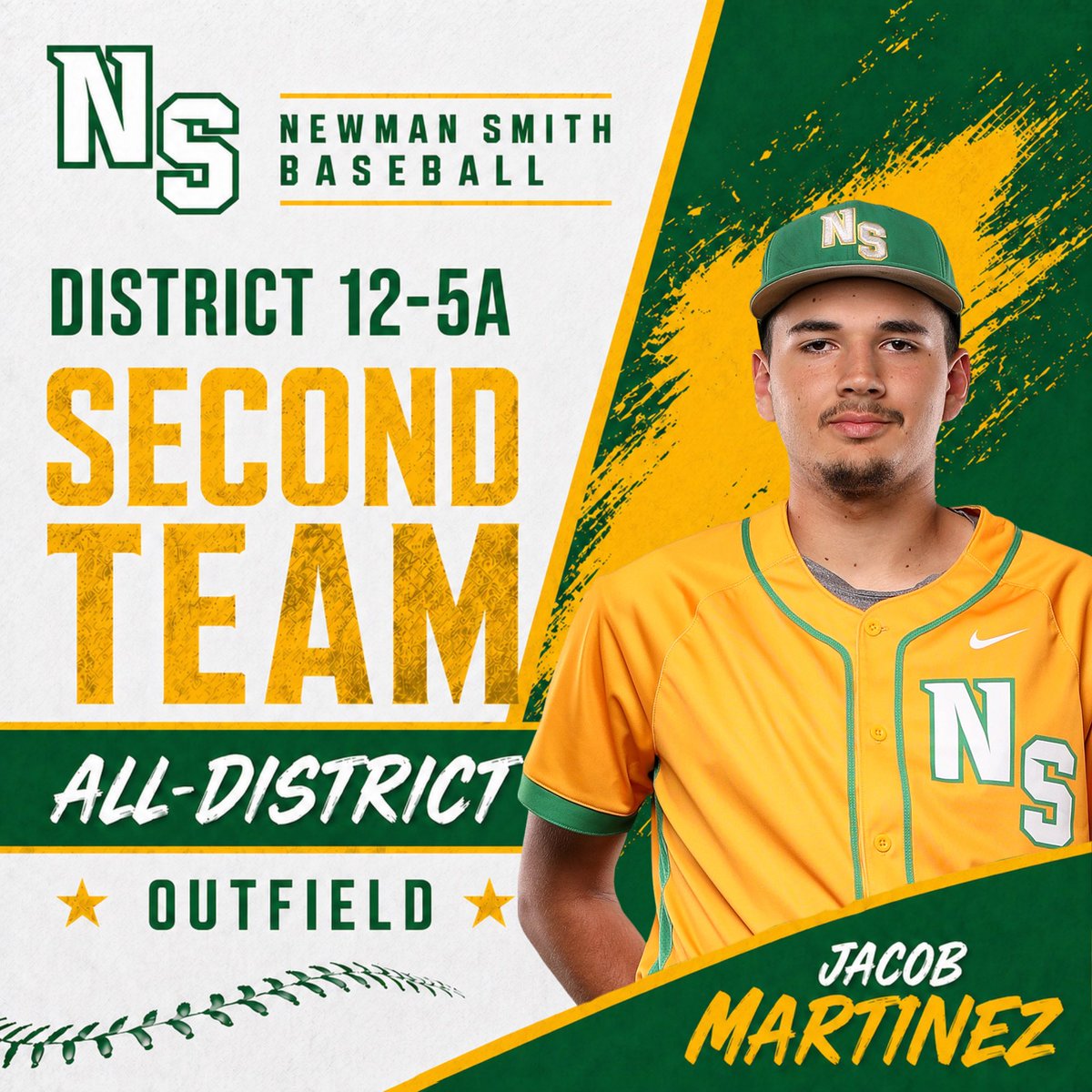 NSTrojanBSBLL's tweet photo. ALL-DISTRICT. ⚾️🔥
Congrats to our Senior on earning 2nd Team All-District honors in the outfield! Proud of the work and the way you represent Trojan Baseball! https://t.co/qKEKPcRnCv