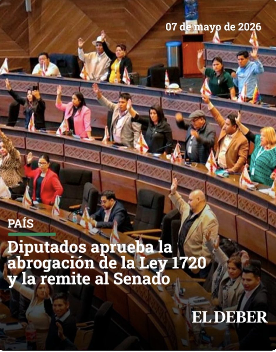 “EL SENADO NO DEBE COMULGAR CON LA IDEOLOGÍA, SINO CON EL DESARROLLO” 🚜💪
El gobierno optó por la salida más fácil: aceptar presión social, aunque sabía que la Ley 1720 beneficia al pequeño agricultor
Ahora le toca al Senado defender a quienes quieren crecer. 📈#Ley1720 #Senado