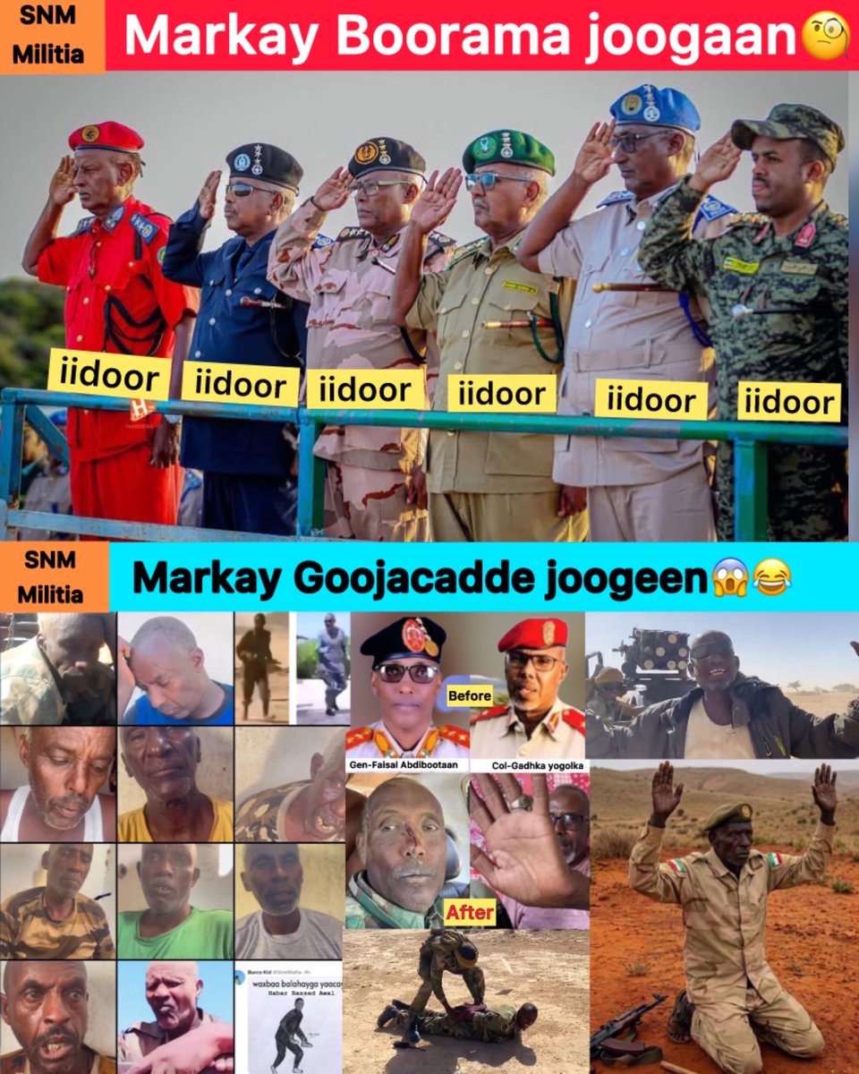 OmarSalah7b's tweet photo. Boorama vs Goojacadde💯😂😂 https://t.co/yOGtbkaHtA