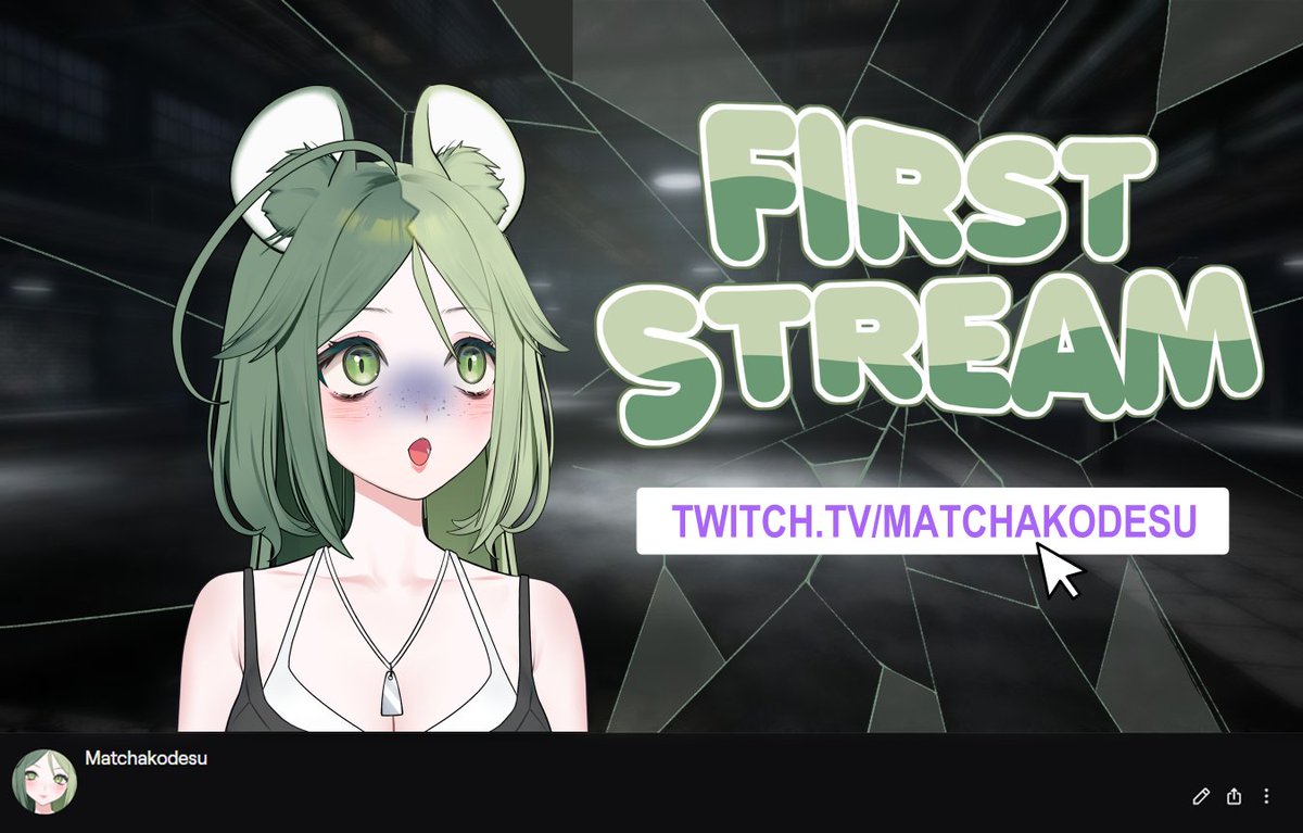 Matchako 🍵 Matcha Rat Vtuber tweet media