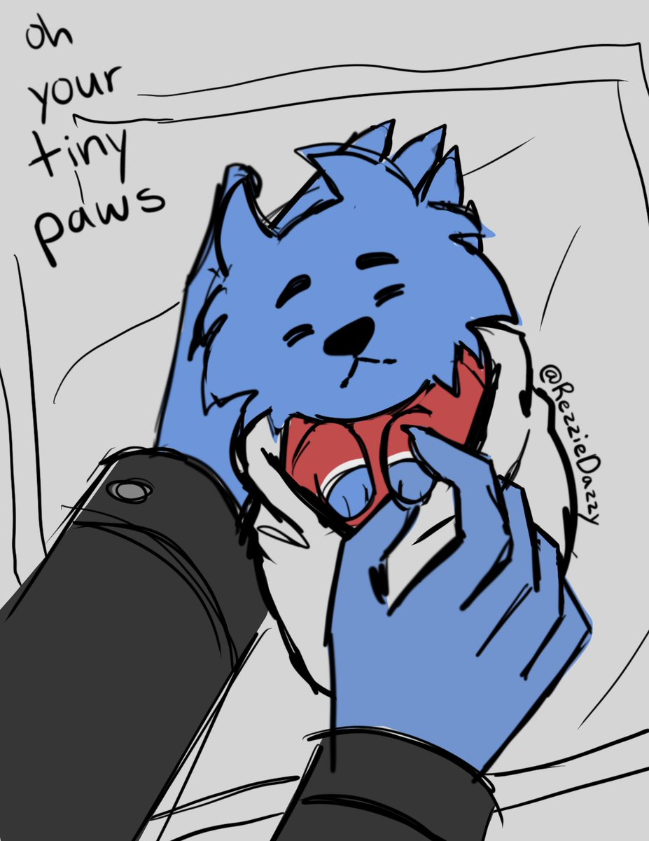 RezzieDazzy's tweet photo. I love that Wolf cares for his sons and does his best raising them so I did some sketches of Barry as a baby 
#donteattheneighbours https://t.co/c1EDveGdaO