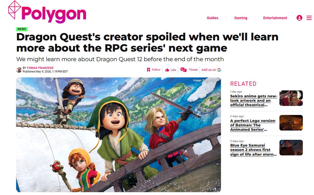 Saved You A Click Video Games tweet media
