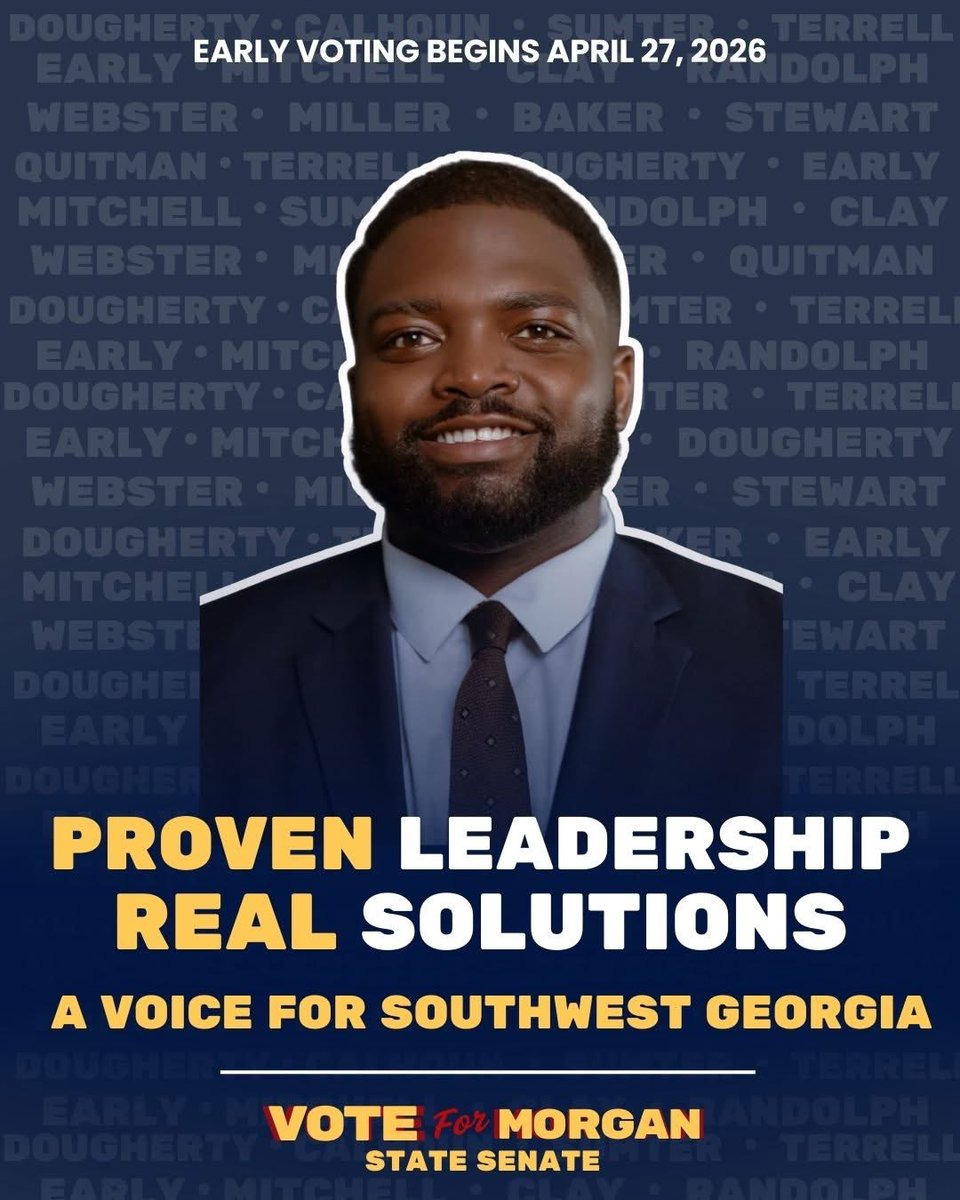 coreybmorgan's tweet photo. Early Voting Ends May 15th. Georgia is already breaking record early voting turnouts for this election. 

As a twice elected official, I am focused on protecting our freedoms, growing strong communities + lowering costs.

Read more of my plan at https://t.co/zP73dIPdGY https://t.co/CheBgpLoCu