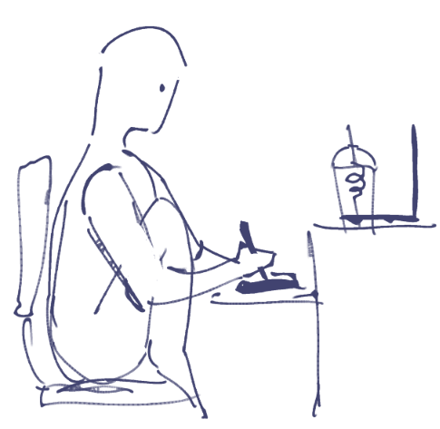 SHOCKANDHORROR's tweet photo. my screenless tablet is on one of those old keyboard trays. also i have cramps rn https://t.co/2ISM9HvpRy
