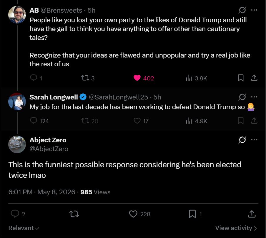 AbjectZero's tweet photo. @BulwarkOnline @monacharen Founder of this publication blocked me for this. They are soft babies https://t.co/9zb8LUjDVS