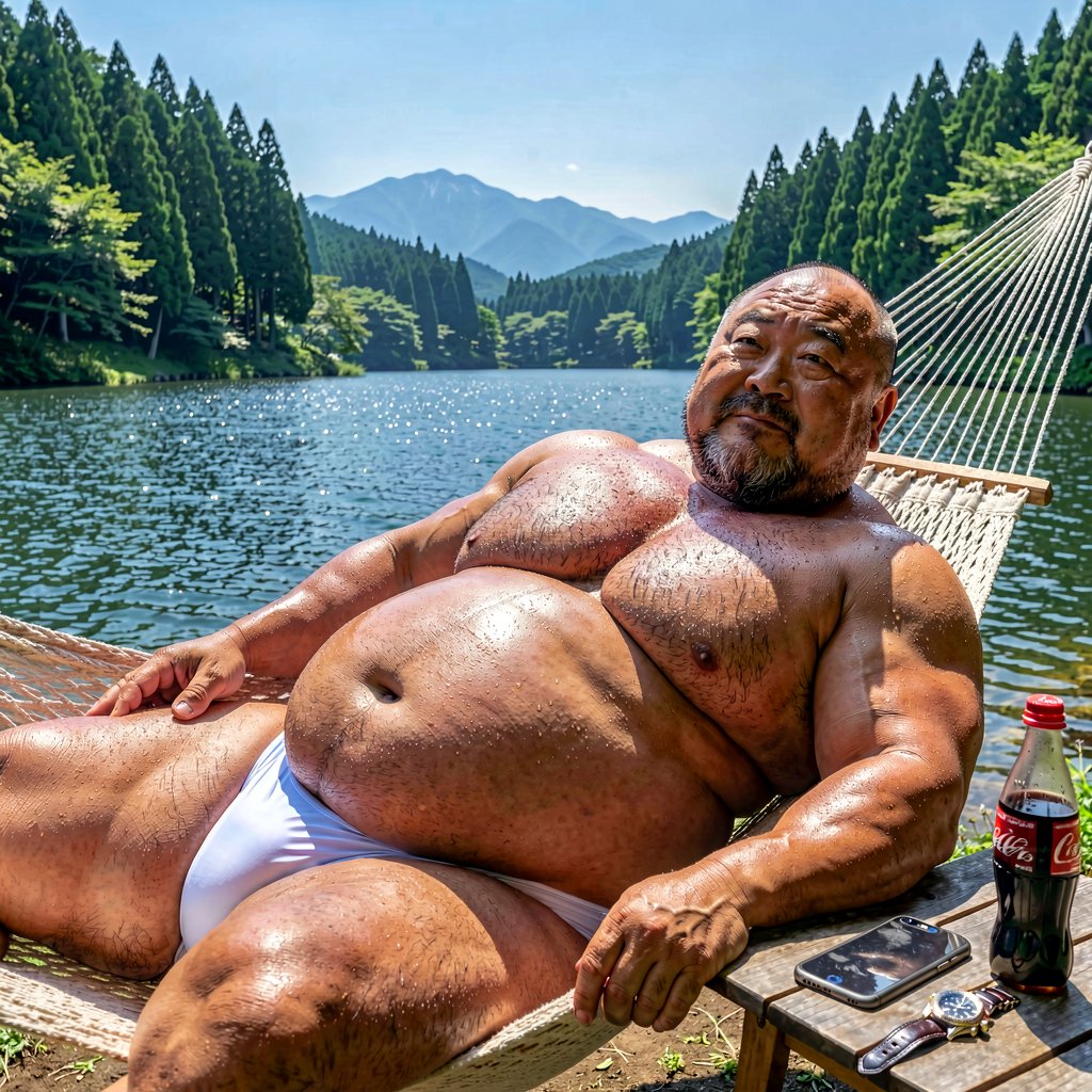 generatemuscle's tweet photo. 湖畔の50代ガチデブ。
#ガチデブ #Bär #Gordito https://t.co/lAdgt26axl