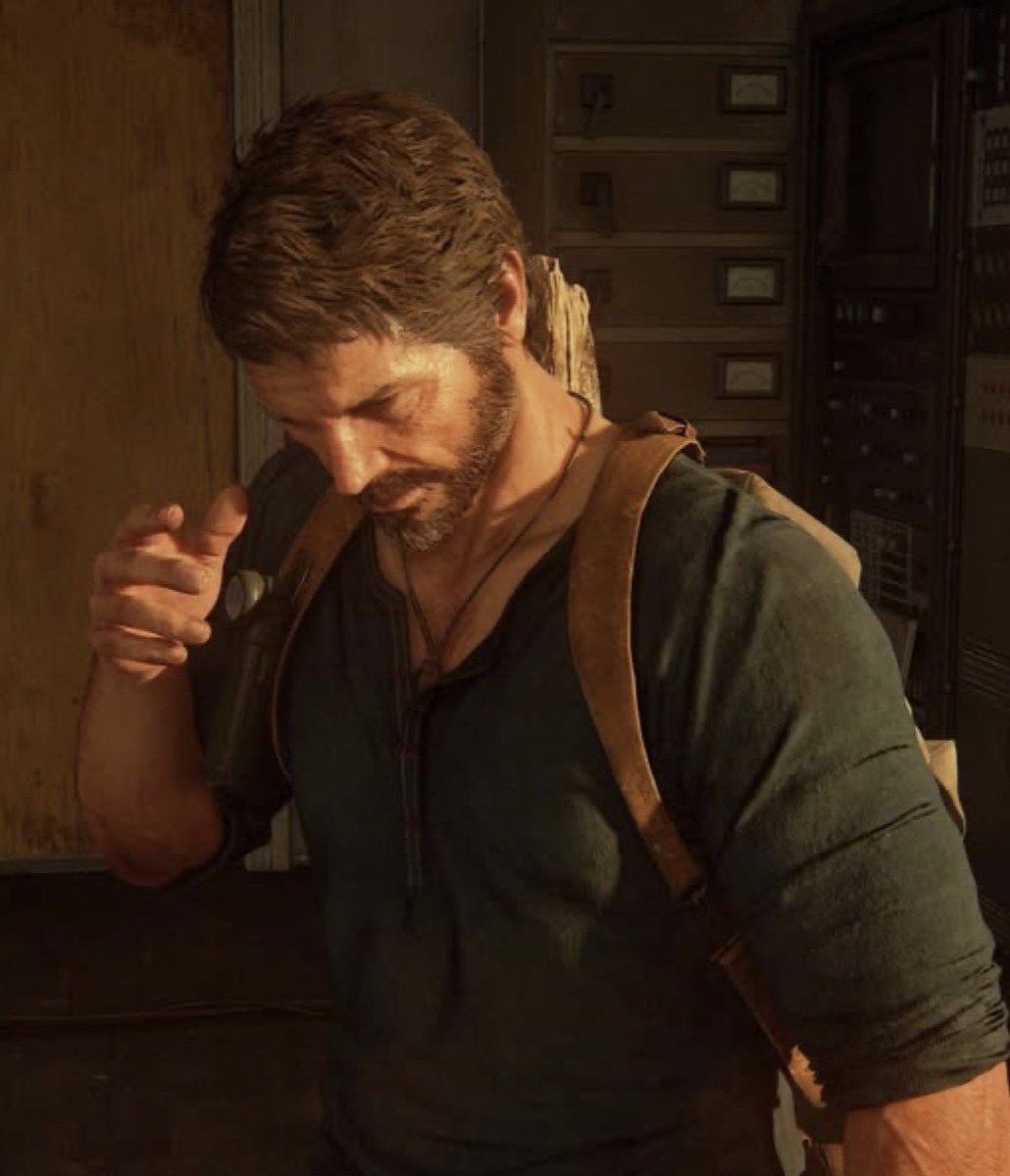 wandasbarbiex's tweet photo. joel miller wearing nathan drake’s clothing, you are always on my mind https://t.co/657M87Ibhn