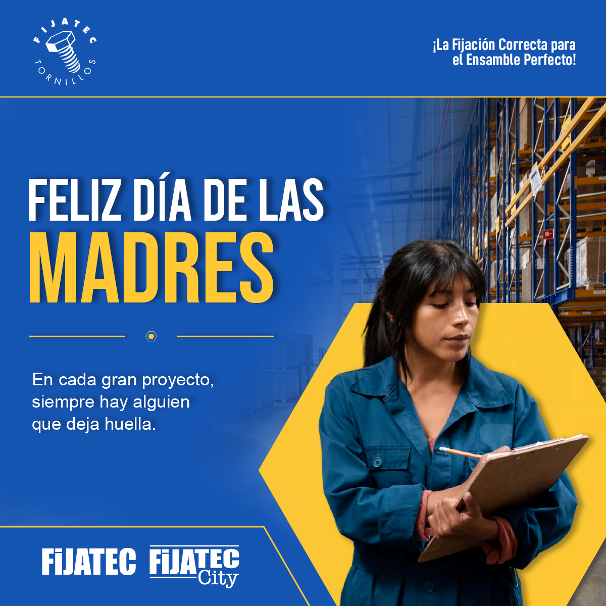 Fijatec's tweet photo. Hoy reconocemos a quienes dejan huella dentro y fuera de la industria. 👏

FIJATEC les desea un feliz Día de las Madres. https://t.co/pvYOPxGC8E