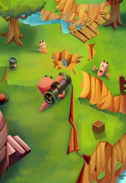 I did it for fun, and also because I love the whole Worms series # ...